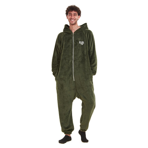 Snuggs Blanket Onesie Olive